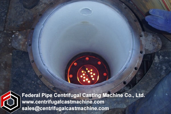 centrifugal casting methods were adopted for  manufacturin