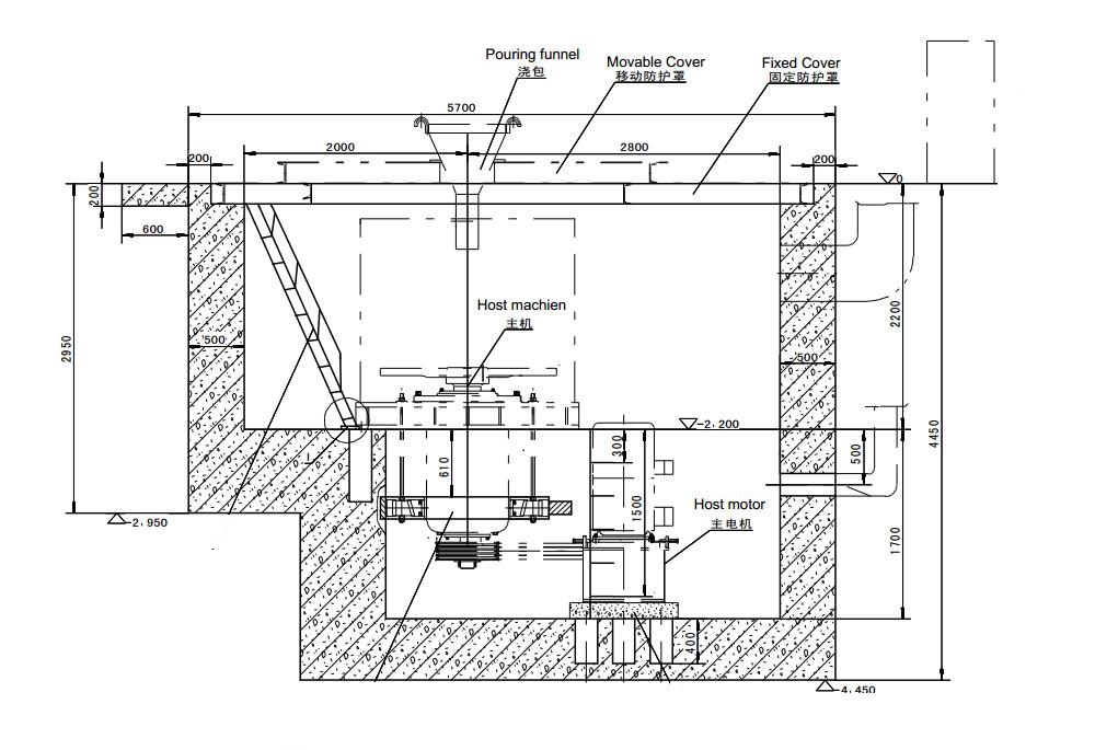 Semi-automatic vacuum centrifugal casting machine