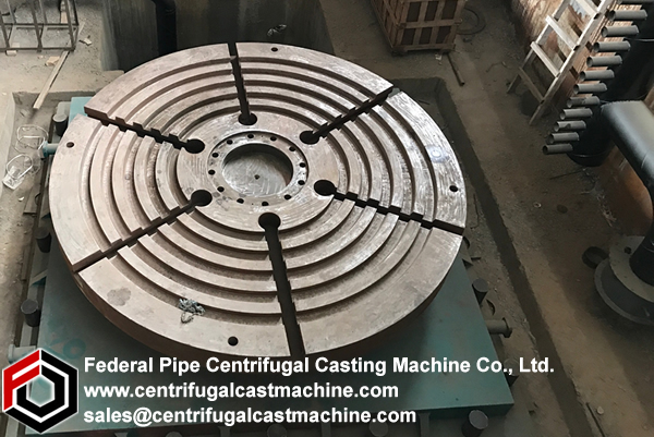 Semi-automatic 3-station centrifugal casting machine